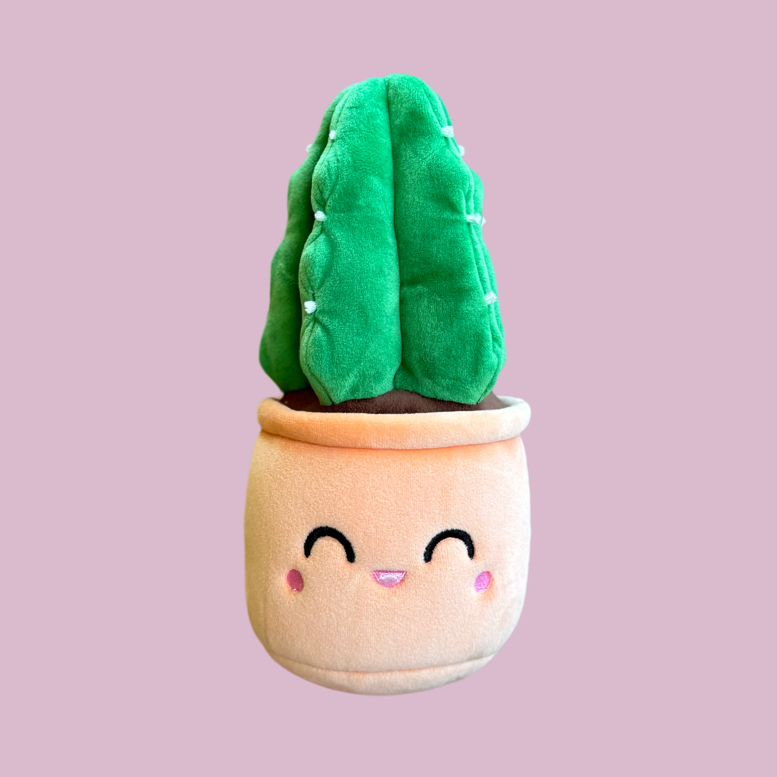 Cuddly Cactus Plant Plushie | 10-Inch Lightly Weighted Botanical Plush