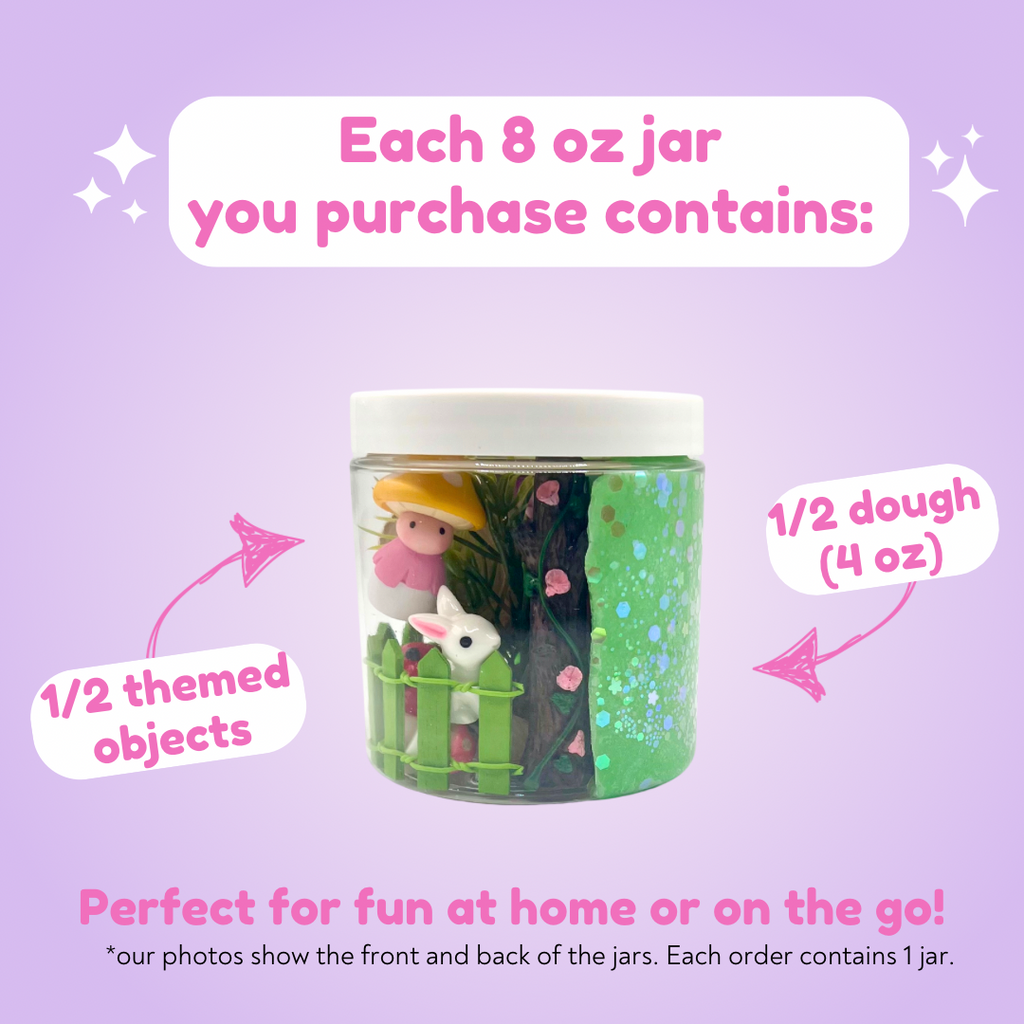 Special Edition Jar: Fairy Garden Natural Playdough Sensory Toy Kit