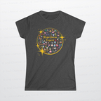 Hyperfocus Expert *Juniors Fit* | ADHD & Neurodiversity Starry Mini Icons - Juniors/Ladies Slim-Fit T-Shirt