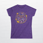 Hyperfocus Expert *Juniors Fit* | ADHD & Neurodiversity Starry Mini Icons - Juniors/Ladies Slim-Fit T-Shirt