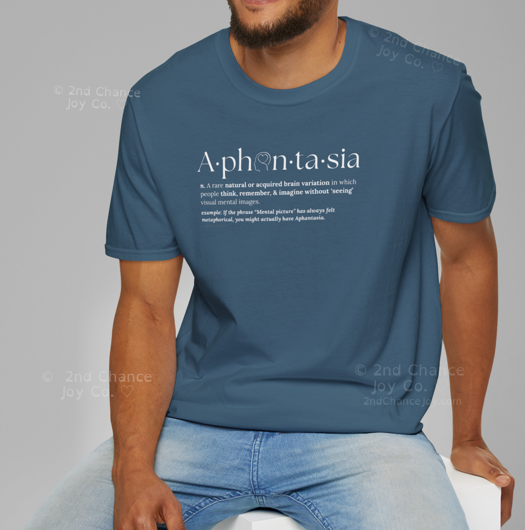 Aphantasia Definition - Mental Imagery Dictionary T-Shirt