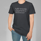 Aphantasia Definition - Mental Imagery Dictionary T-Shirt