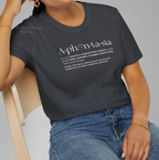 Aphantasia Definition - Mental Imagery Dictionary T-Shirt
