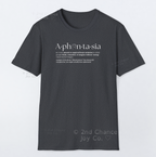 Aphantasia Definition - Mental Imagery Dictionary T-Shirt