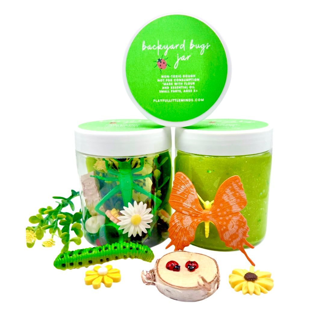 Butterfly & Bug Playdough Sensory Kit: Educational Insect-Themed Play Kit for Shared Play