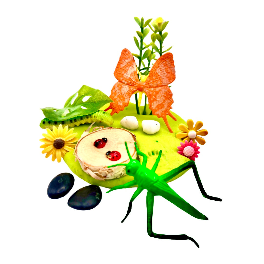 Butterfly & Bug Playdough Sensory Kit: Educational Insect-Themed Play Kit for Shared Play