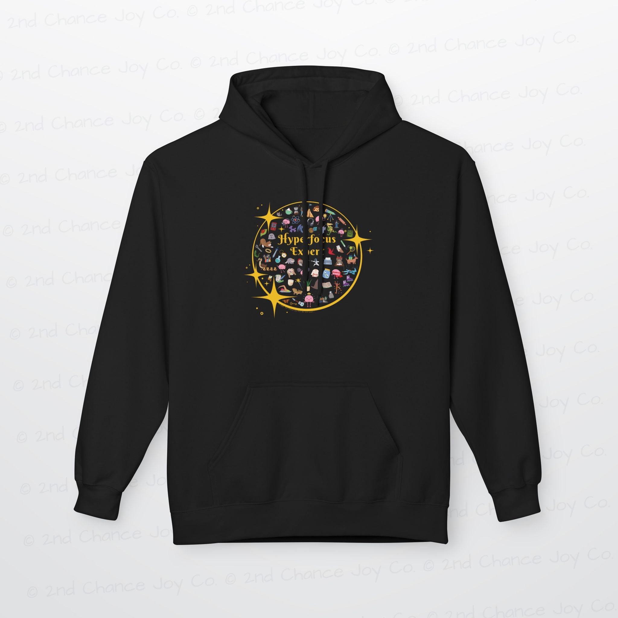 Hyperfocus Expert Pullover Hoodie | ADHD and Neurodiversity Unisex Adults Pullover Sweatshirt