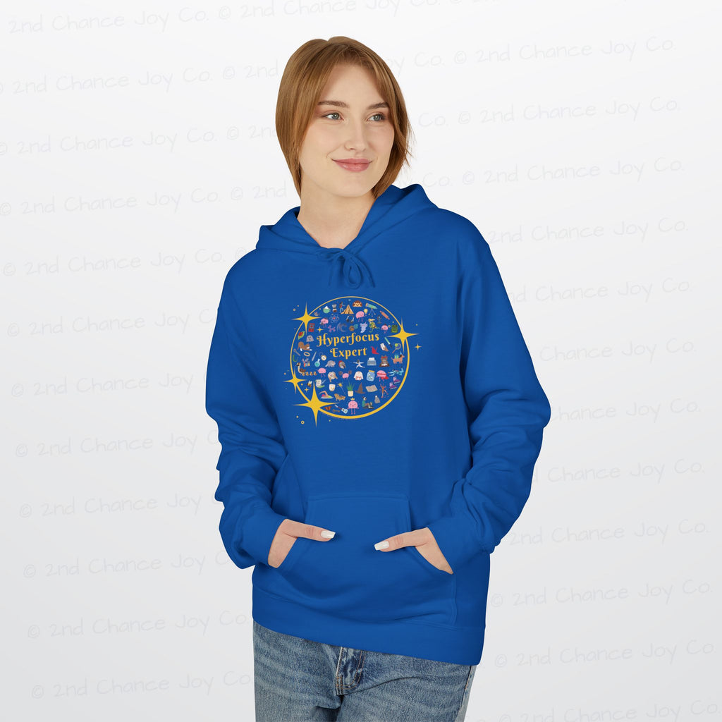 Hyperfocus Expert Pullover Hoodie | ADHD and Neurodiversity Unisex Adults Pullover Sweatshirt