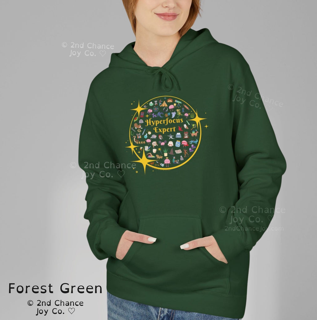Hyperfocus Expert Pullover Hoodie | ADHD and Neurodiversity Unisex Adults Pullover Sweatshirt