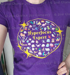 Hyperfocus Expert *Juniors Fit* | ADHD & Neurodiversity Starry Mini Icons - Juniors/Ladies Slim-Fit T-Shirt