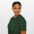 Make Peas Not War T-Shirt | Sweet Pea Peace Symbol Unisex Adults Tee