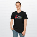 Roll for Explanations T-Shirt — RPG Dice & Fantasy Creature Scene | Unisex Adult Shirt