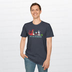 Roll for Explanations T-Shirt — RPG Dice & Fantasy Creature Scene | Unisex Adult Shirt