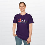 Roll for Explanations T-Shirt — RPG Dice & Fantasy Creature Scene | Unisex Adult Shirt