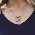 Molecules Neurotransmitter Necklace | Dopamine, Serotonin, & Acetylcholine Pendant