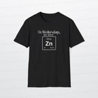 Wednesdays We Wear Zinc - Chemistry Periodic Table Shirt